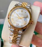 Swiss Knockoff Rolex Datejust 31 mm 2824 Silver Dial with VI Diamond Watches